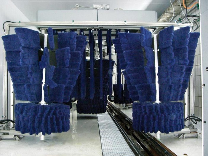 AQUA Wool - washing brushes for tunnel car washes